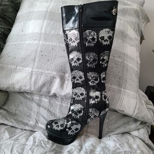 Ironfist boots - 4 inch heel size 7